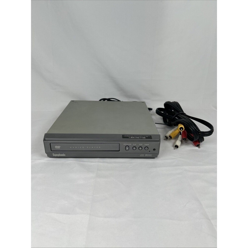Symphonic WF-104 DVD CD Player Tested Working With AV Cables No Remote